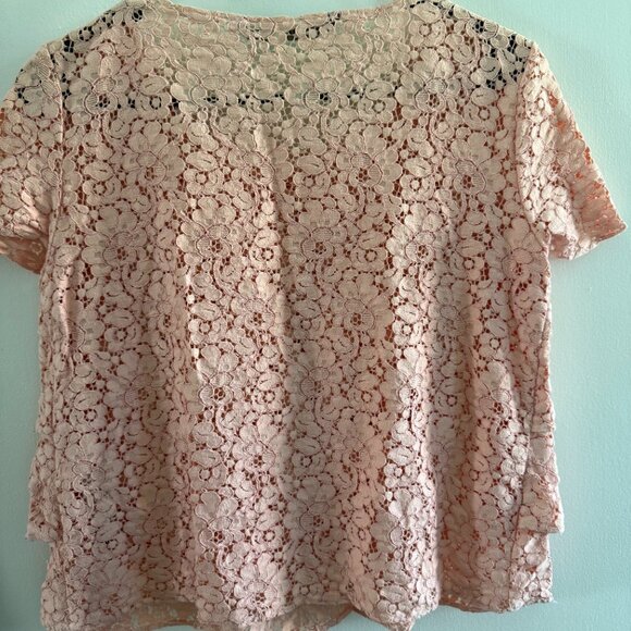 Zara Ruffled Layer Embroidered Top - Picture 5 of 6